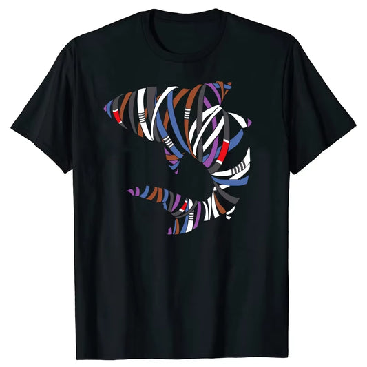 Funny Bjj Jiu Jitsu Belt Shark T Shirts Summer Fighting Sport Cotton Streetwear Short Sleeve Birthday Gifts T-Shirt Men